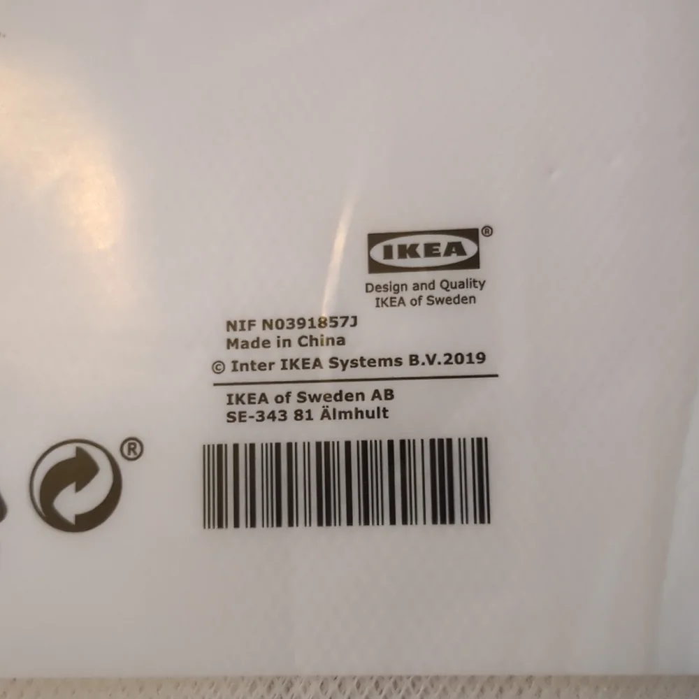 NEW Ikea LILL Lace curtains, 1 pair, white, 110x98